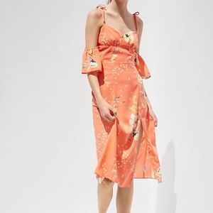 Urban Outfitters Off-The-Shoulder Midi Dress